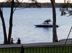 Great for all watersports::Park your boat right in front of the house.
If you work from home in the study nook I can gaurantee that knock off time won't come quick enough.
